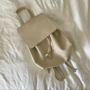 Vintage Italian leather backpack